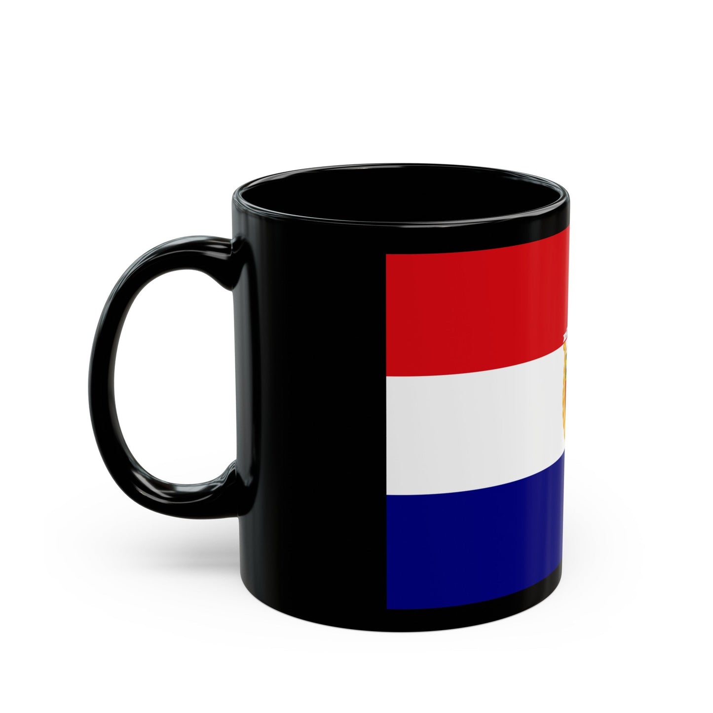 Flag of Guaranda Ecuador - Black Coffee Mug-The Sticker Space