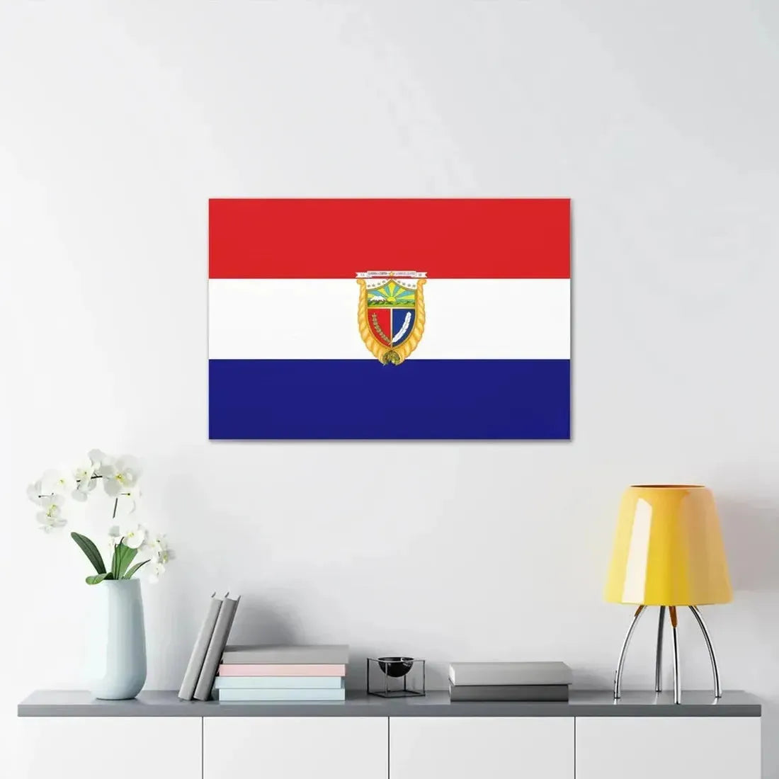 Flag of Guaranda Ecuador - Canvas Wall Art - The Sticker Space