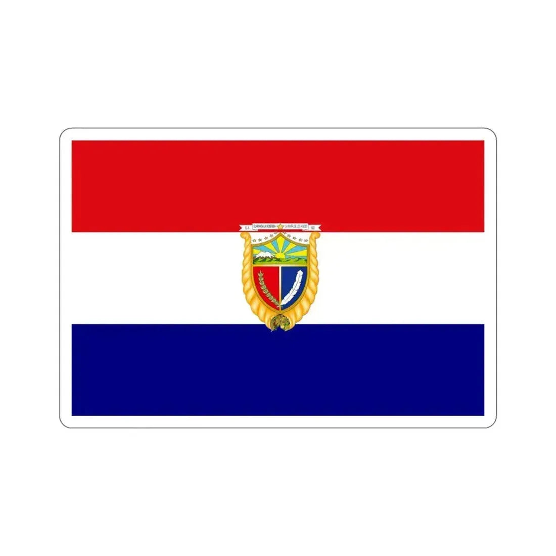 Flag of Guaranda Ecuador STICKER Vinyl Die-Cut Decal 6 Inch - The Sticker Space