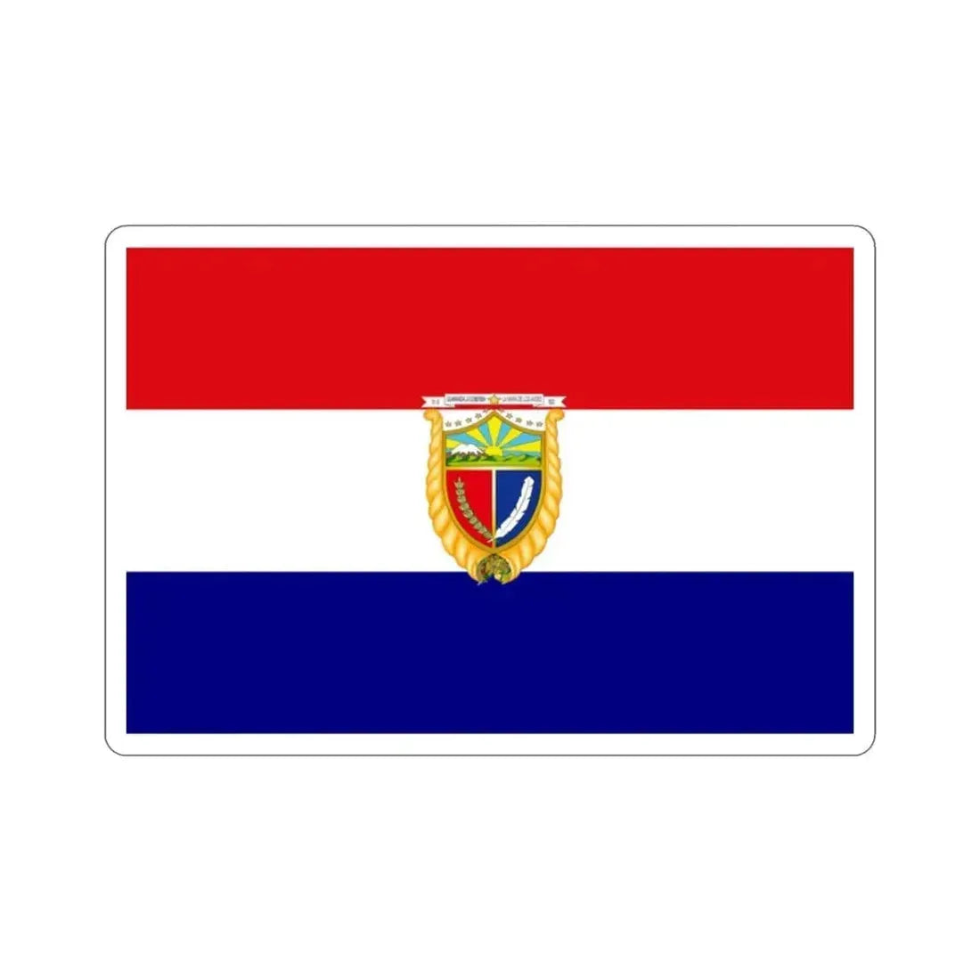 Flag of Guaranda Ecuador STICKER Vinyl Die-Cut Decal - The Sticker Space