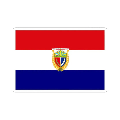 Flag of Guaranda Ecuador - STICKER Vinyl Kiss-Cut Decal 6 Inch White - The Sticker Space