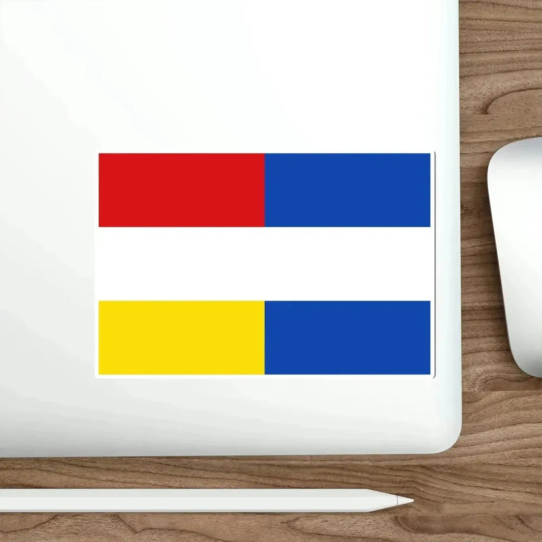 Flag of Guatemala (1851-1858) STICKER Vinyl Die-Cut Decal - The Sticker Space