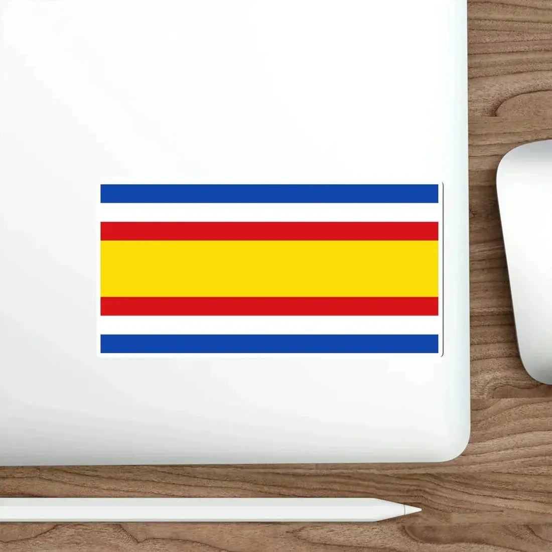 Flag of Guatemala (1858–1871) STICKER Vinyl Die-Cut Decal - The Sticker Space