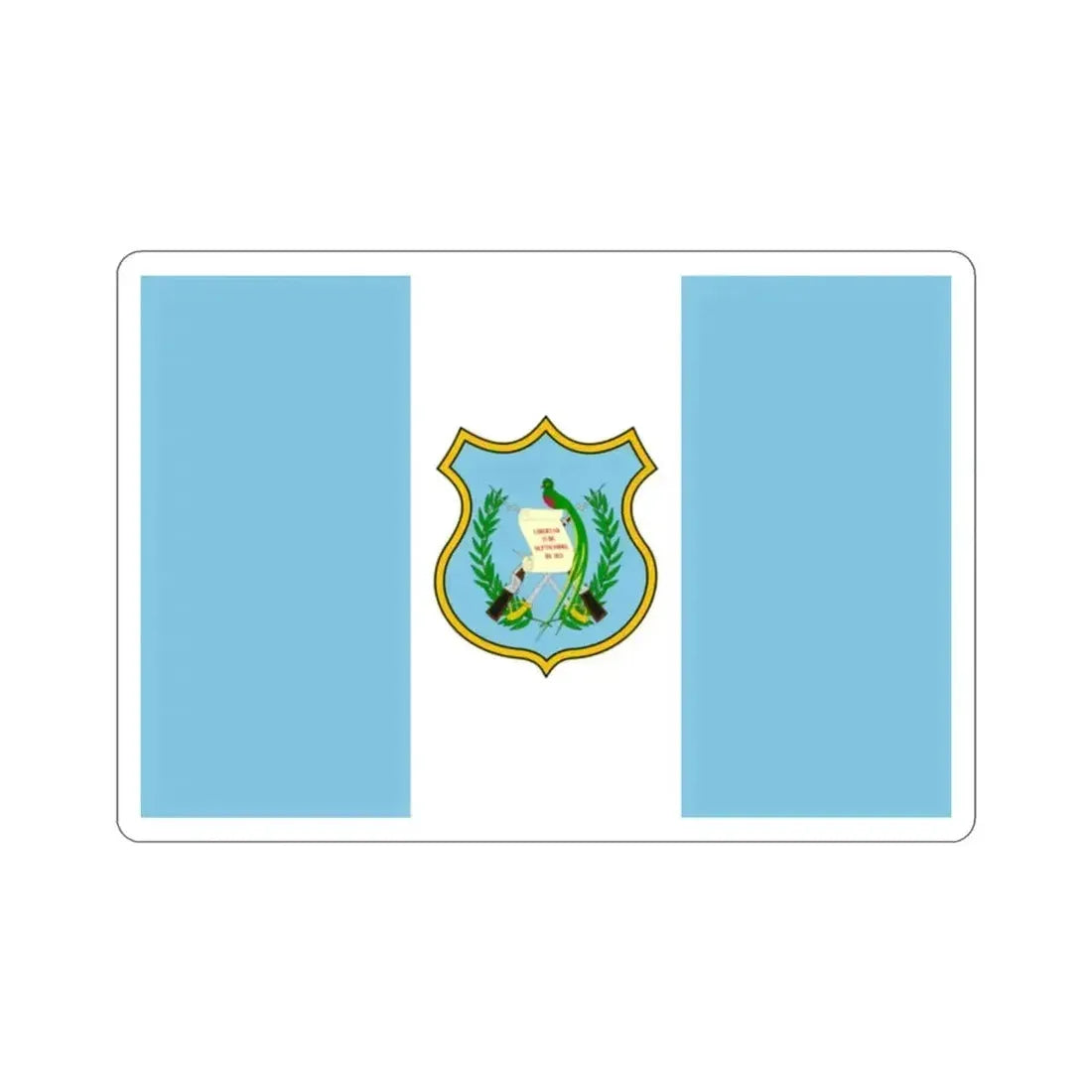 Flag of Guatemala (1924) STICKER Vinyl Die-Cut Decal 2 Inch - The Sticker Space