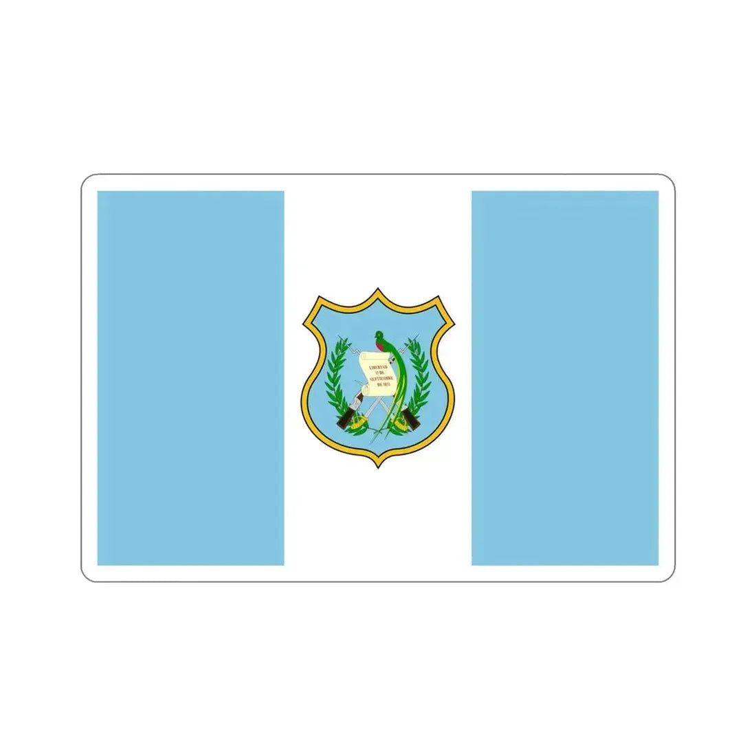 Flag of Guatemala (1924) STICKER Vinyl Die-Cut Decal 6 Inch - The Sticker Space