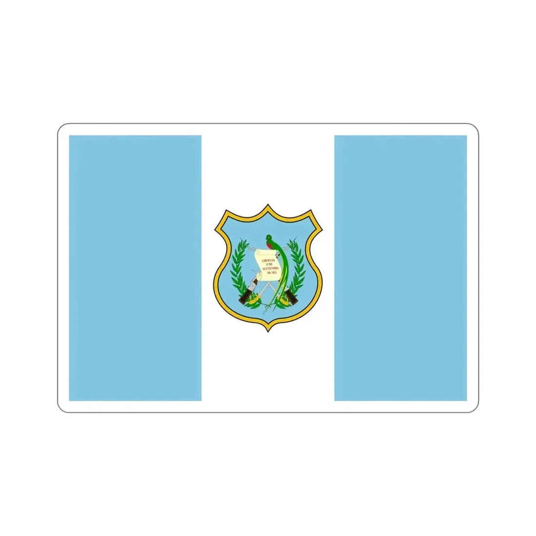 Flag of Guatemala (1924) STICKER Vinyl Die-Cut Decal - The Sticker Space