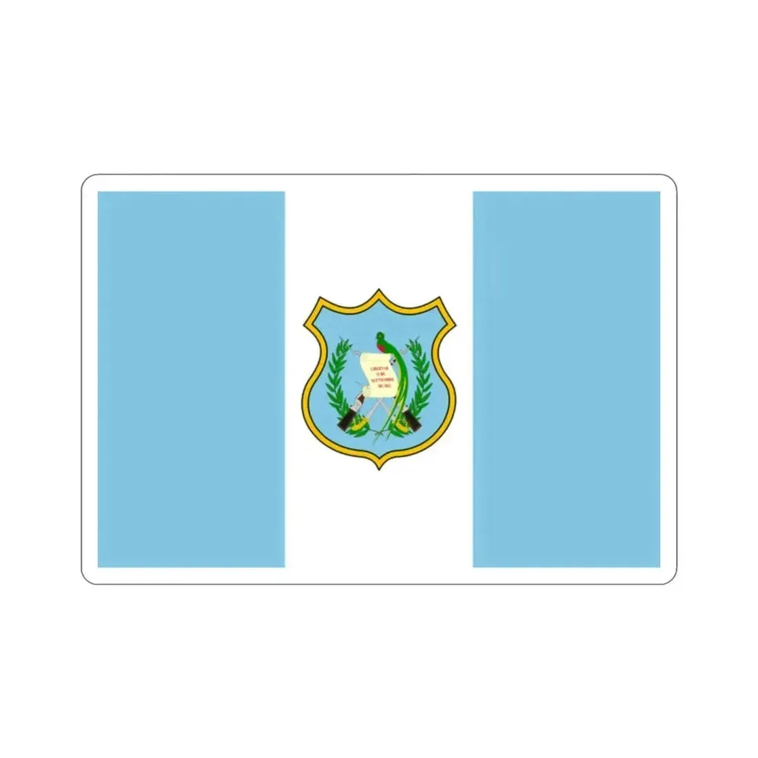 Flag of Guatemala (1924) STICKER Vinyl Die-Cut Decal - The Sticker Space