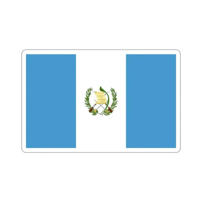 Flag of Guatemala STICKER Vinyl Die-Cut Decal 2 Inch - The Sticker Space