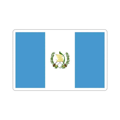 Flag of Guatemala STICKER Vinyl Die-Cut Decal 3 Inch - The Sticker Space