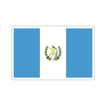 Flag of Guatemala STICKER Vinyl Die-Cut Decal 4 Inch - The Sticker Space