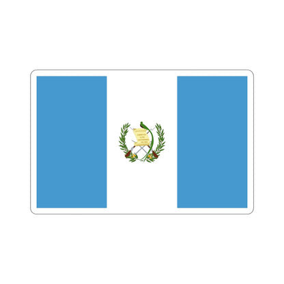 Flag of Guatemala STICKER Vinyl Die-Cut Decal-6 Inch-The Sticker Space