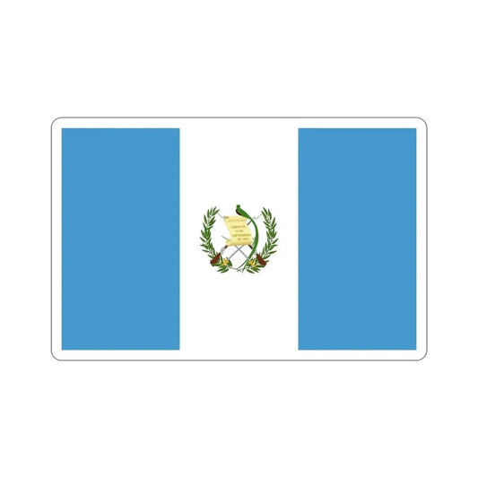 Flag of Guatemala STICKER Vinyl Die-Cut Decal 6 Inch - The Sticker Space