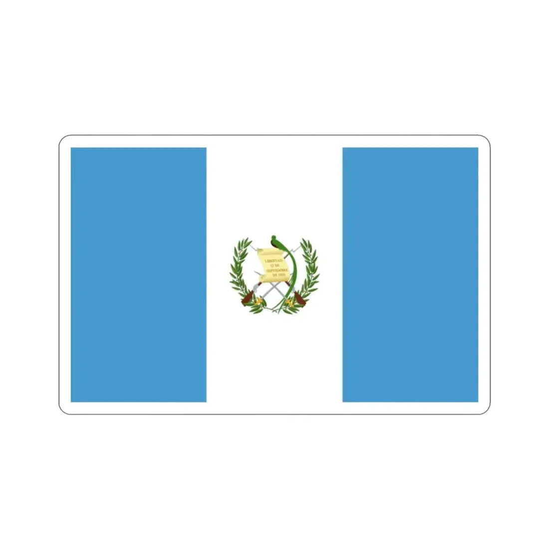 Flag of Guatemala STICKER Vinyl Die-Cut Decal - The Sticker Space