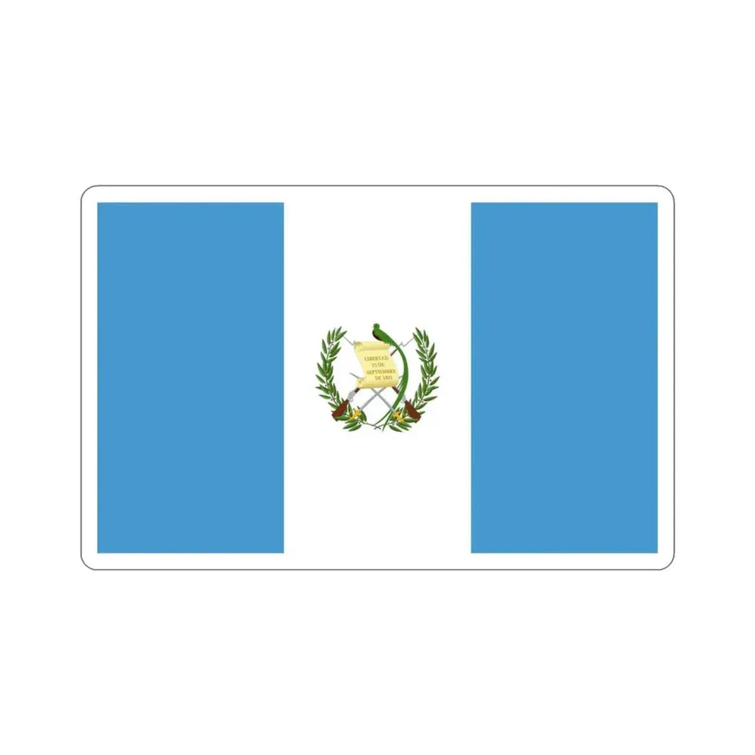 Flag of Guatemala STICKER Vinyl Die-Cut Decal - The Sticker Space
