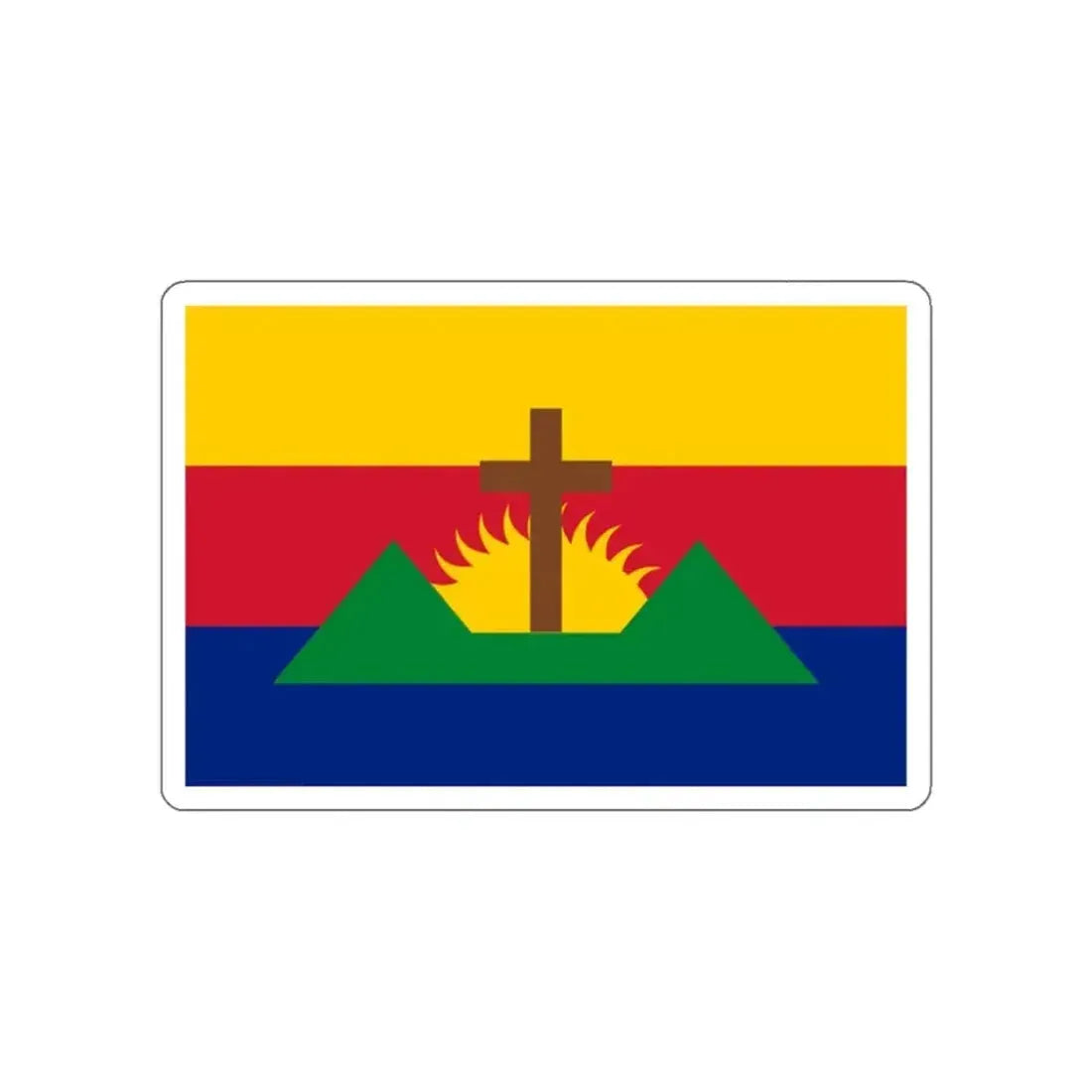 Flag of Guatire Venezuela STICKER Vinyl Die-Cut Decal - The Sticker Space