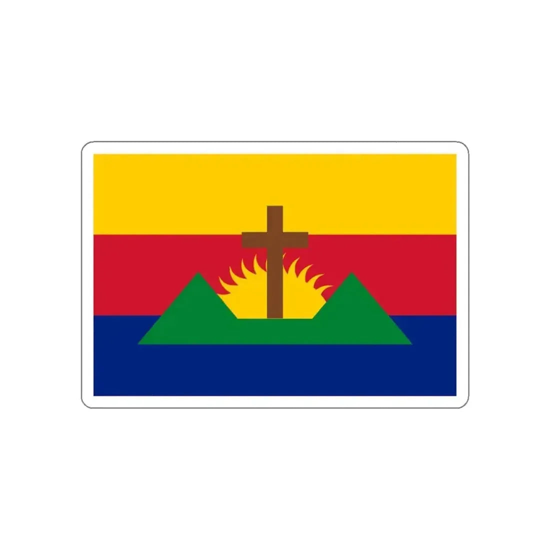 Flag of Guatire Venezuela STICKER Vinyl Die-Cut Decal - The Sticker Space