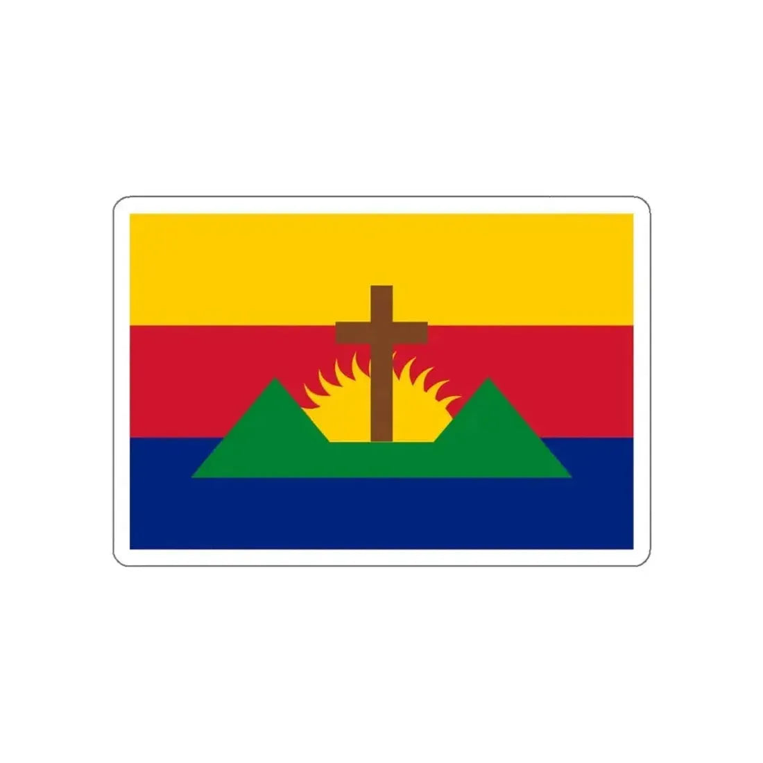 Flag of Guatire Venezuela STICKER Vinyl Die-Cut Decal - The Sticker Space