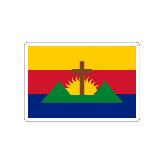 Flag of Guatire Venezuela STICKER Vinyl Die-Cut Decal-White-The Sticker Space