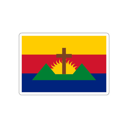 Flag of Guatire Venezuela STICKER Vinyl Die-Cut Decal-White-The Sticker Space