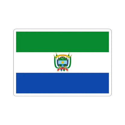 Flag of Guaviare (Colombia) STICKER Vinyl Kiss-Cut Decal 4 Inch White - The Sticker Space