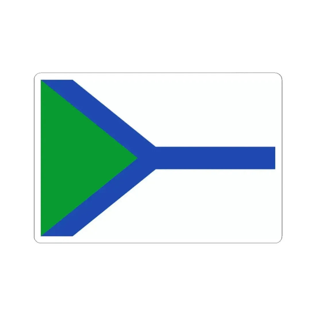 Flag of Guaviare pre-1991 (Colombia) STICKER Vinyl Kiss-Cut Decal 2 Inch White - The Sticker Space