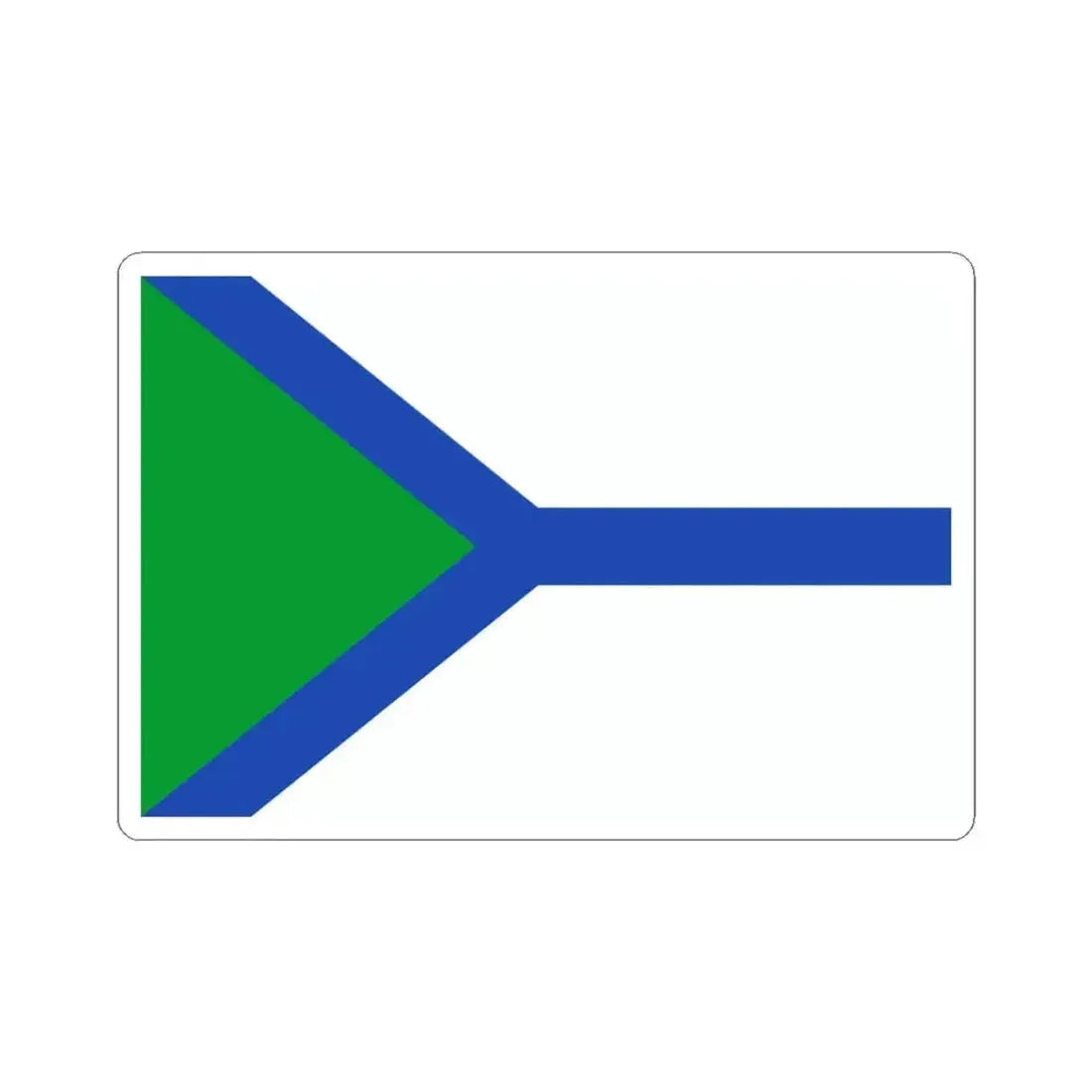 Flag of Guaviare pre-1991 (Colombia) STICKER Vinyl Kiss-Cut Decal 3 Inch White - The Sticker Space