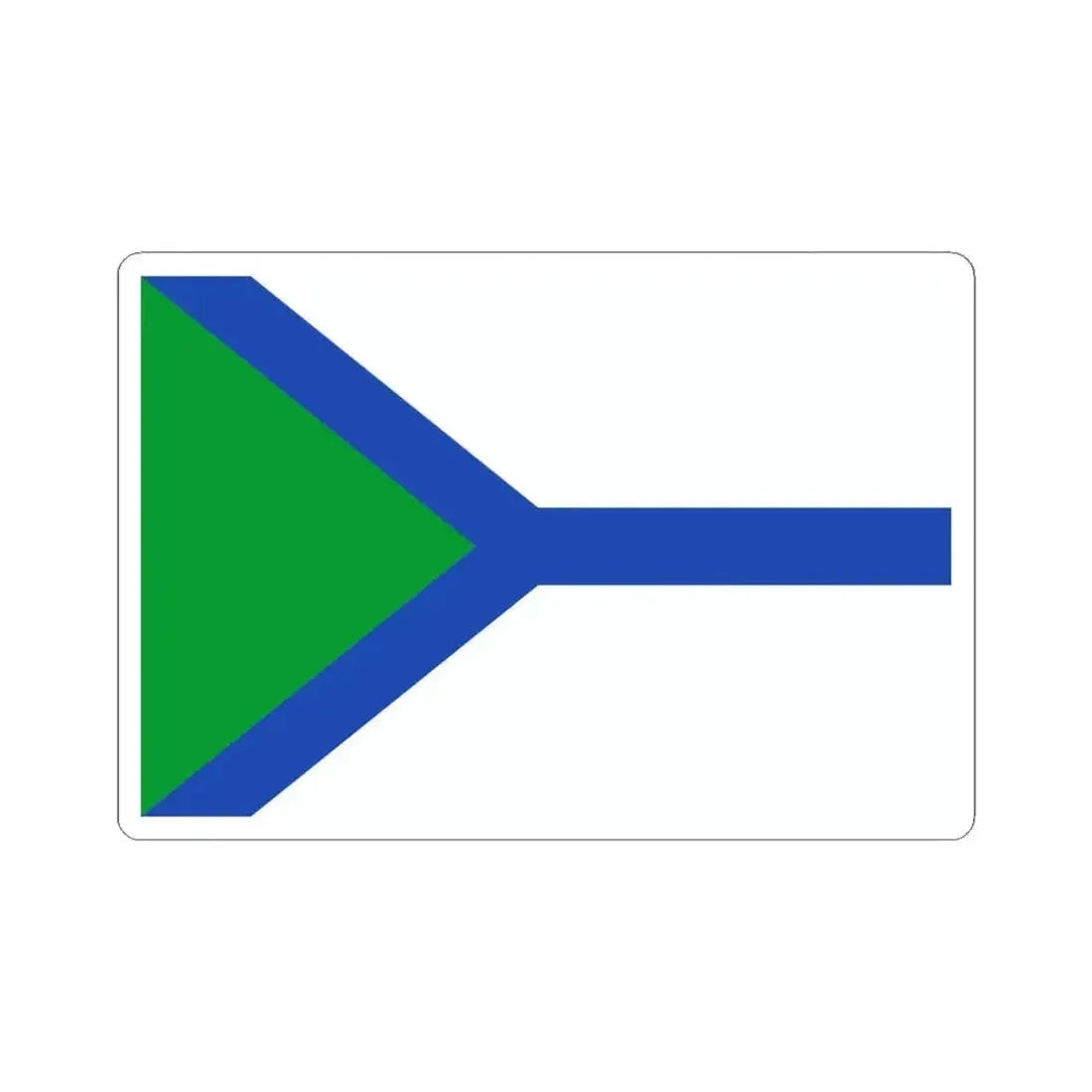 Flag of Guaviare pre-1991 (Colombia) STICKER Vinyl Kiss-Cut Decal 4 Inch White - The Sticker Space