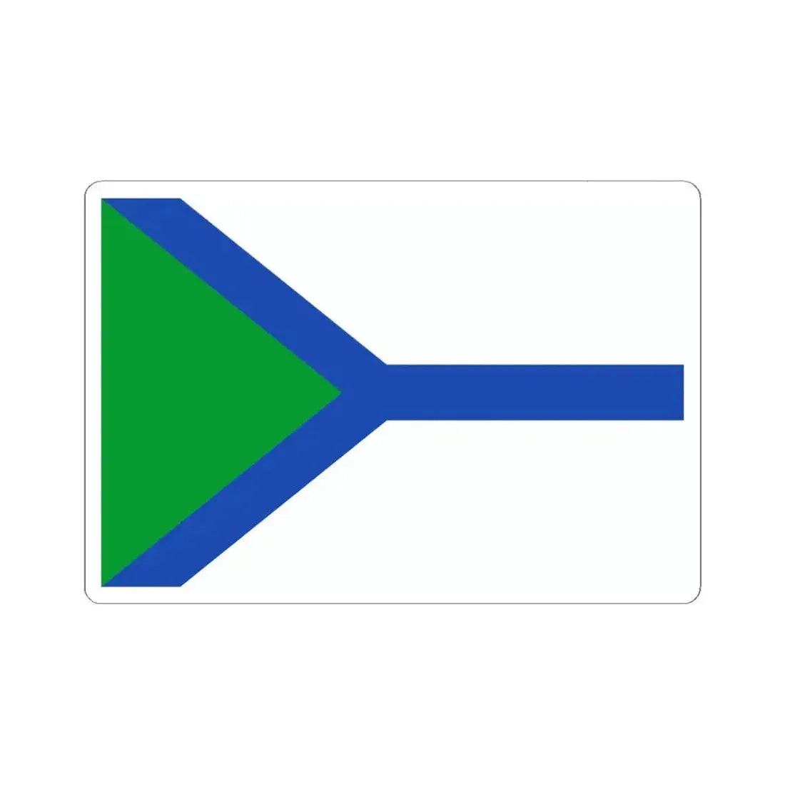 Flag of Guaviare pre-1991 (Colombia) STICKER Vinyl Kiss-Cut Decal 6 Inch White - The Sticker Space