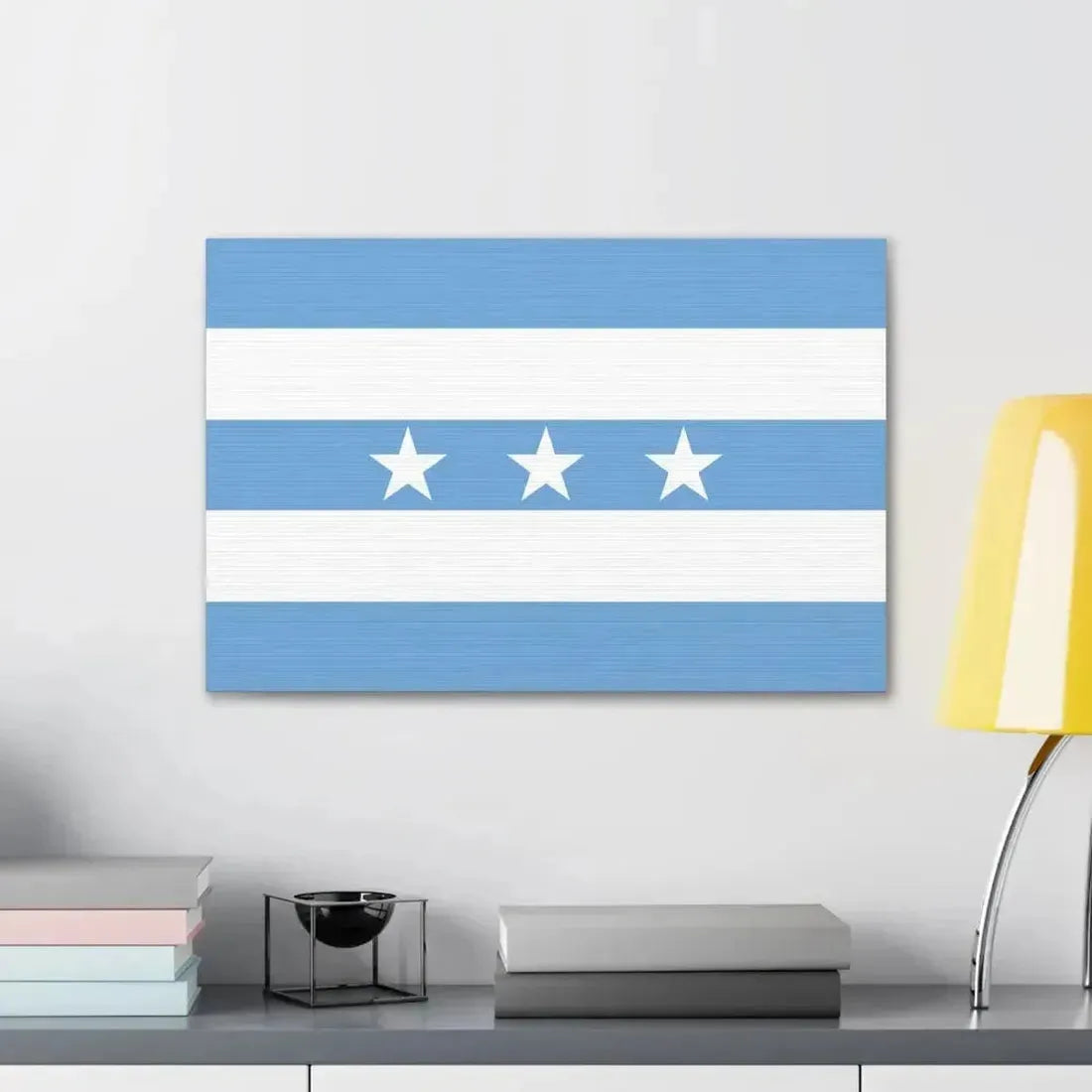 Flag of Guayaquil Ecuador - Canvas Wall Art - The Sticker Space