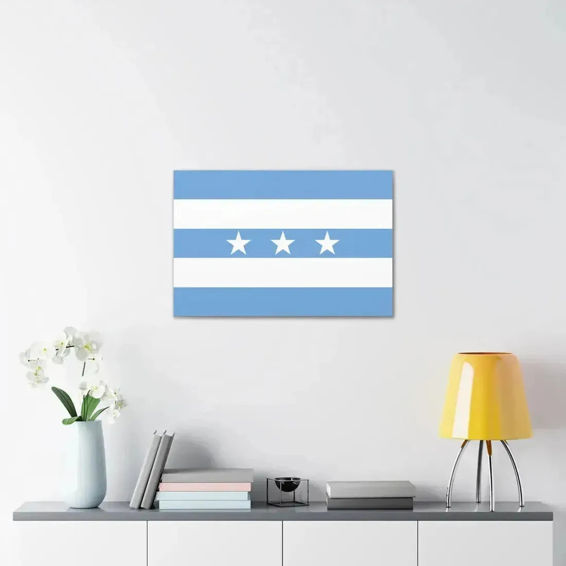 Flag of Guayaquil Ecuador - Canvas Wall Art - The Sticker Space