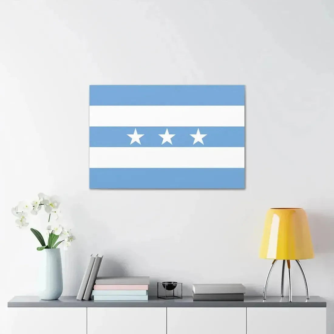 Flag of Guayaquil Ecuador - Canvas Wall Art - The Sticker Space