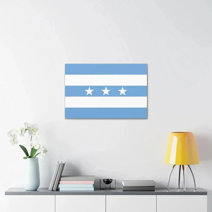 Flag of Guayaquil Ecuador - Canvas Wall Art - The Sticker Space