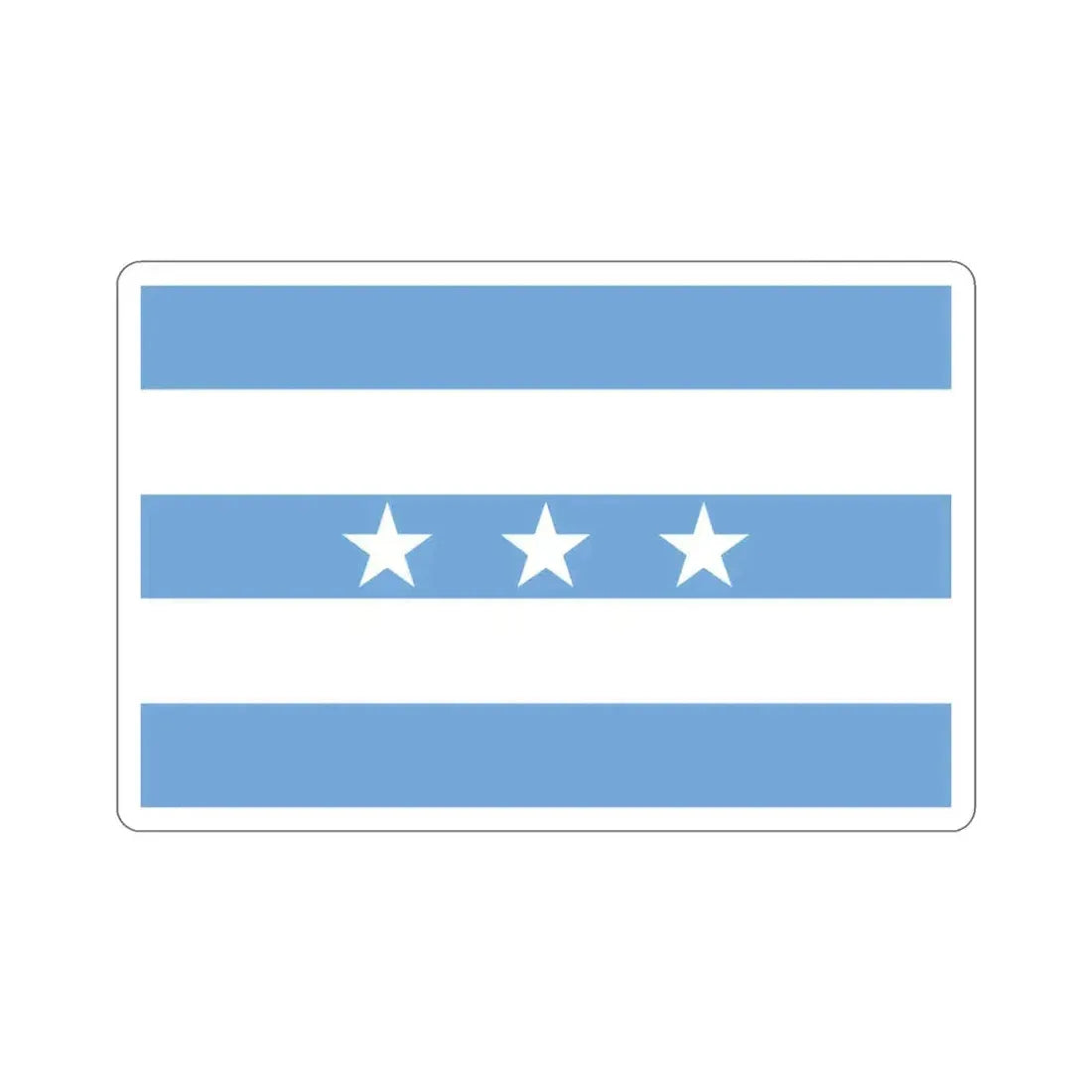 Flag of Guayaquil Ecuador STICKER Vinyl Die-Cut Decal 3 Inch - The Sticker Space