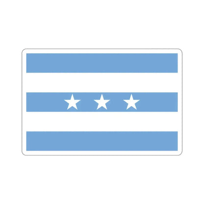 Flag of Guayaquil Ecuador STICKER Vinyl Die-Cut Decal 3 Inch - The Sticker Space