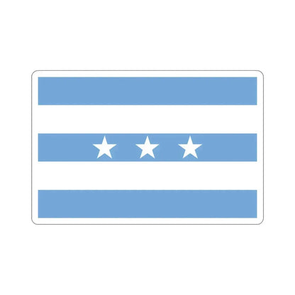 Flag of Guayaquil Ecuador STICKER Vinyl Die-Cut Decal 4 Inch - The Sticker Space