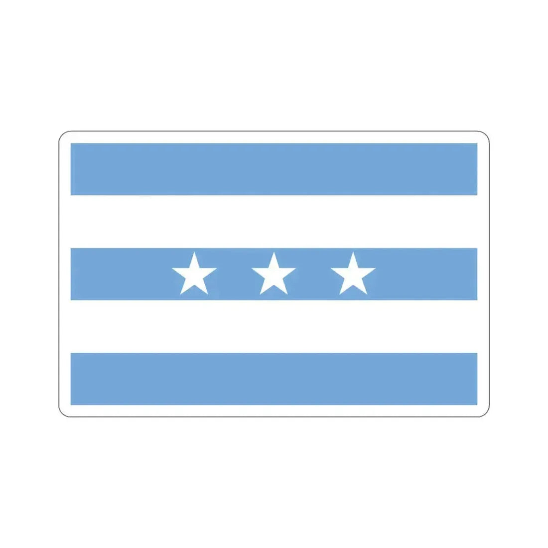 Flag of Guayaquil Ecuador STICKER Vinyl Die-Cut Decal 5 Inch - The Sticker Space