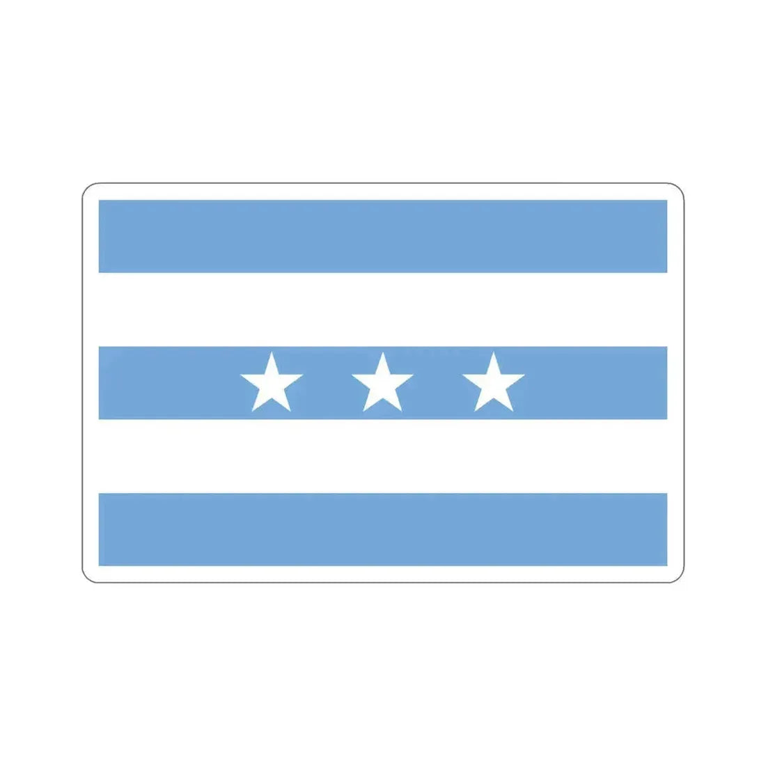 Flag of Guayaquil Ecuador STICKER Vinyl Die-Cut Decal 6 Inch - The Sticker Space