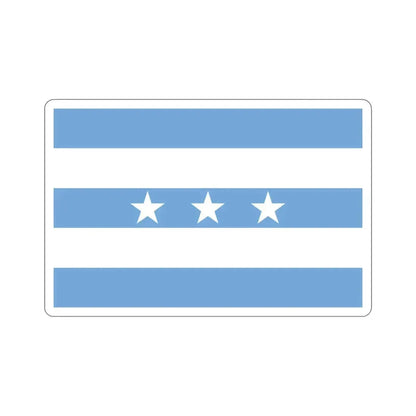Flag of Guayaquil Ecuador STICKER Vinyl Die-Cut Decal 6 Inch - The Sticker Space