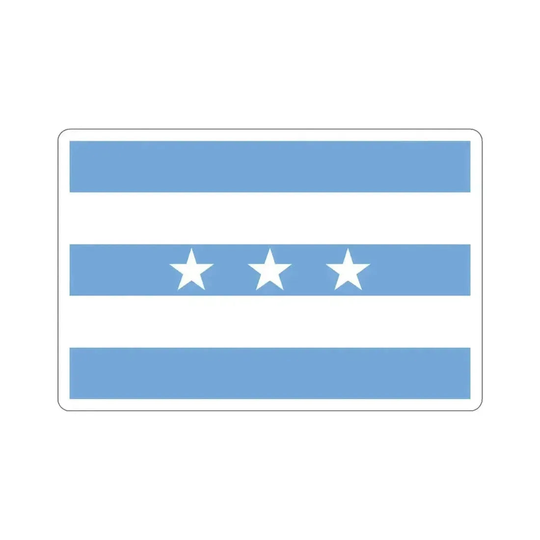 Flag of Guayaquil Ecuador STICKER Vinyl Die-Cut Decal - The Sticker Space