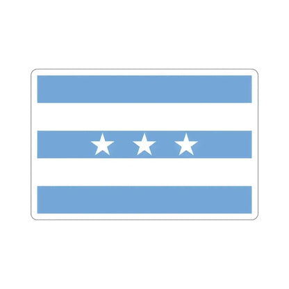 Flag of Guayaquil Ecuador STICKER Vinyl Die-Cut Decal - The Sticker Space