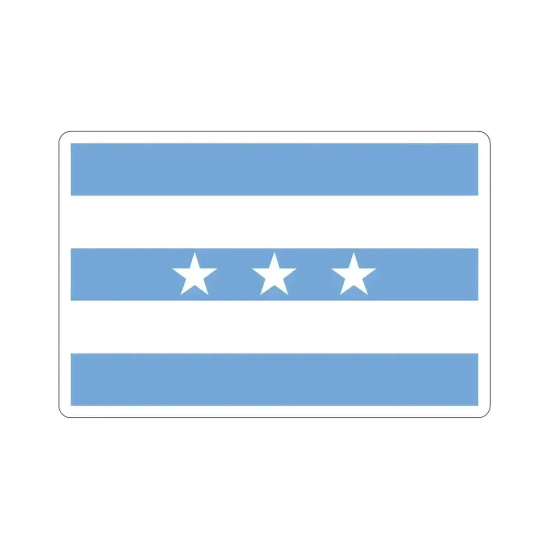 Flag of Guayaquil Ecuador STICKER Vinyl Die-Cut Decal - The Sticker Space