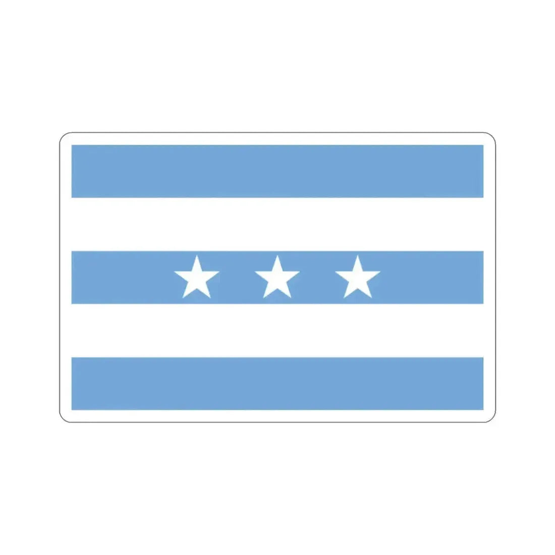 Flag of Guayaquil Ecuador STICKER Vinyl Die-Cut Decal - The Sticker Space