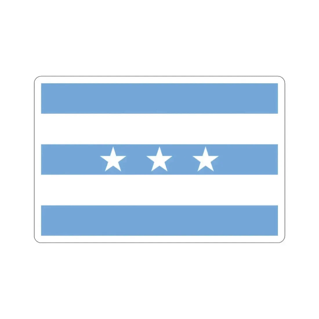 Flag of Guayaquil Ecuador STICKER Vinyl Die-Cut Decal - The Sticker Space