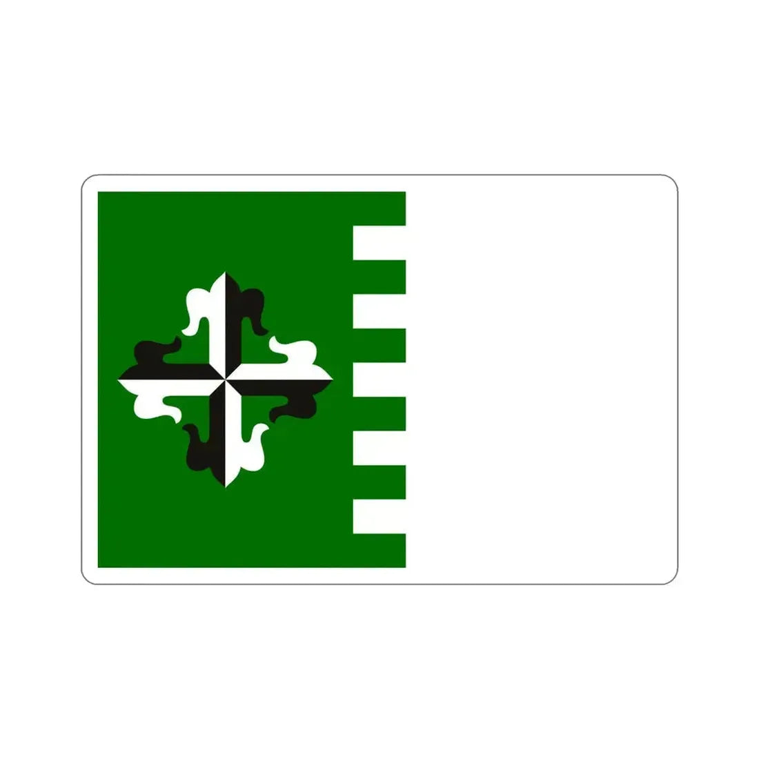 Flag of Guaynabo Puerto Rico STICKER Vinyl Die-Cut Decal 5 Inch - The Sticker Space