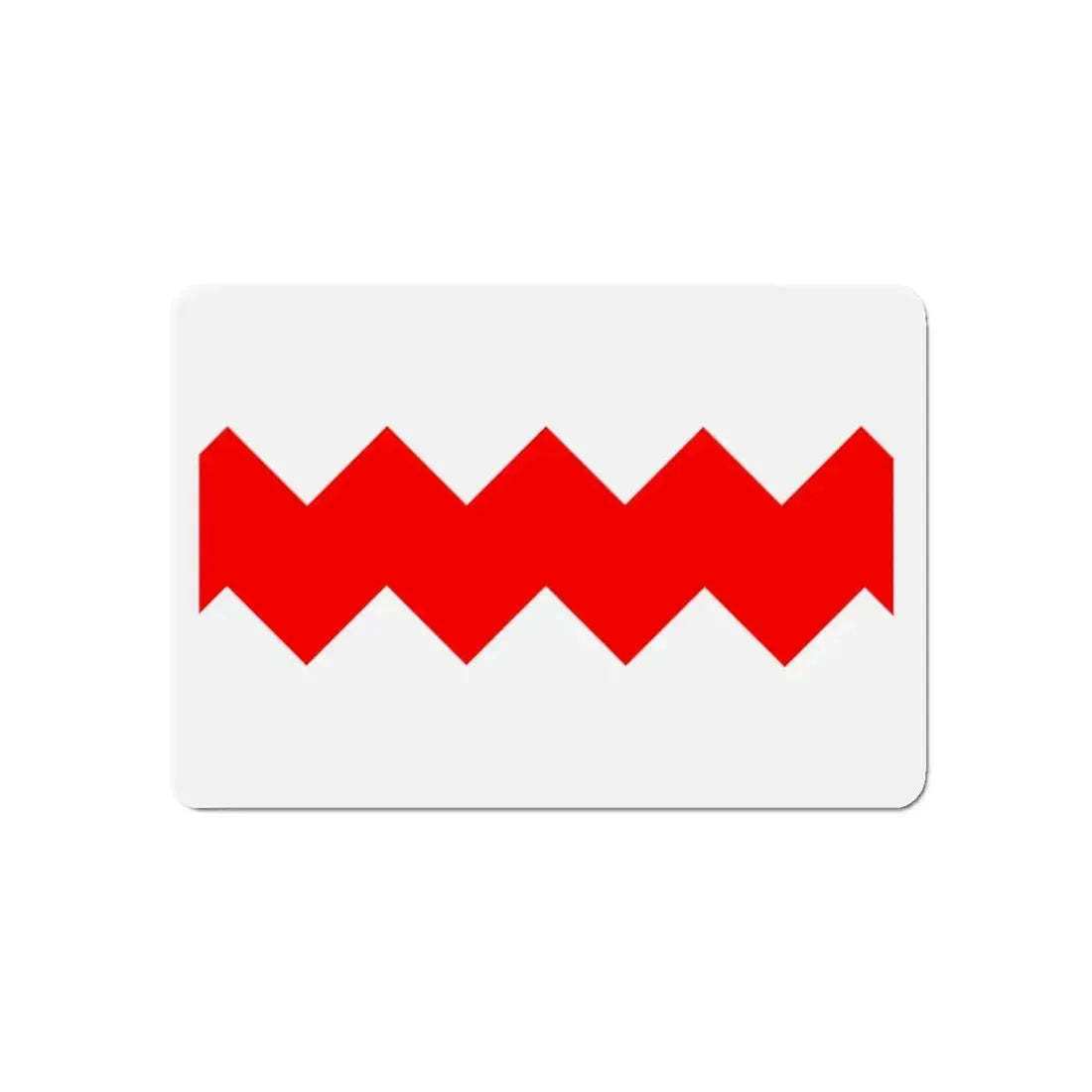 Flag of Gudja Malta - Refrigerator Magnet 5 Inch - The Sticker Space