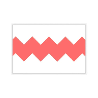 Flag of Gudja Malta - STICKER Vinyl Kiss-Cut Decal 3 Inch Transparent - The Sticker Space