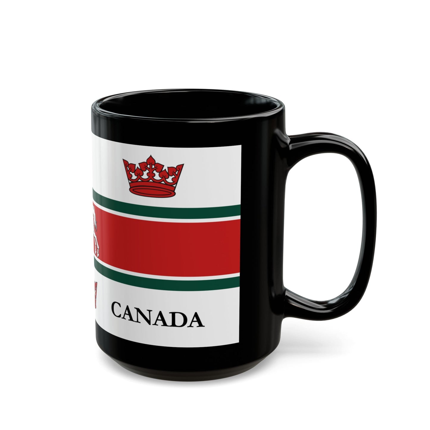 Flag of Guelph Canada - Black Coffee Mug-The Sticker Space