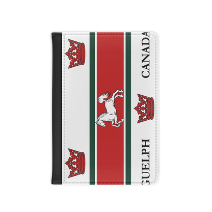 Flag of Guelph Canada - Passport Holder-3.9" x 5.8"-The Sticker Space