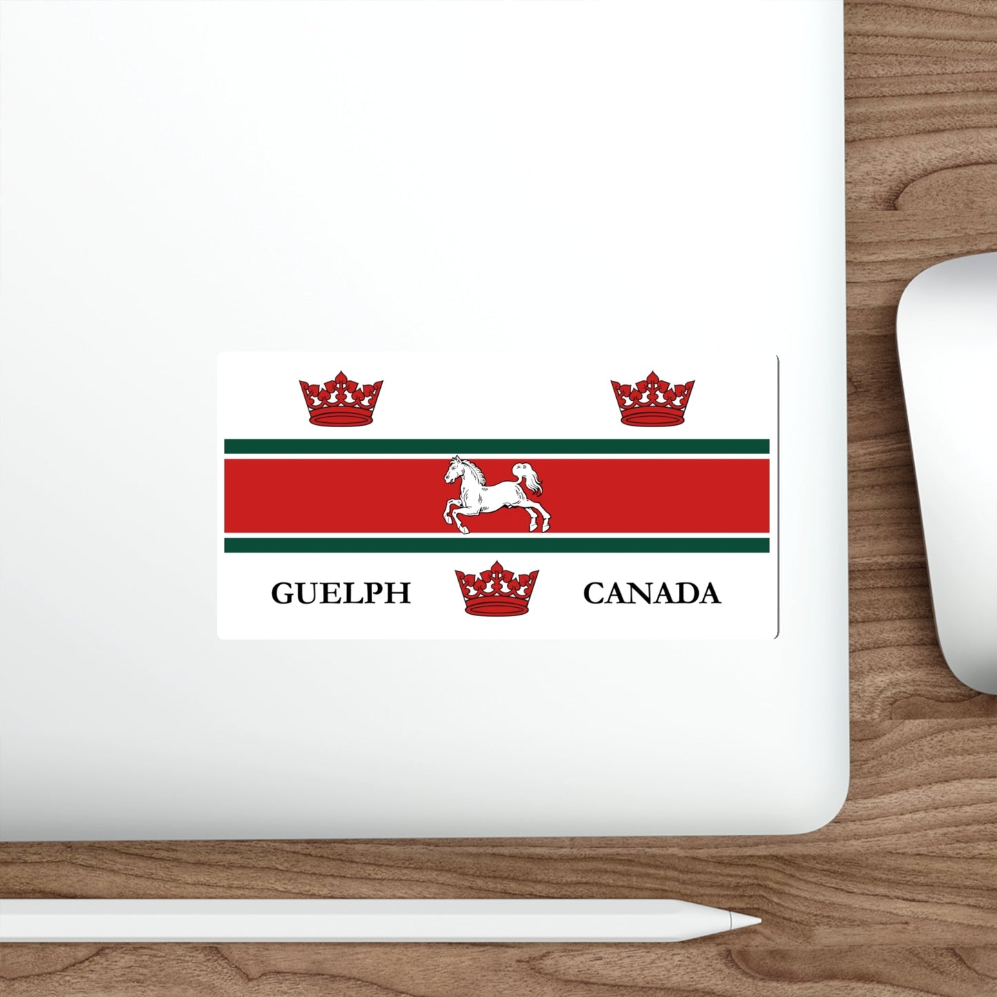 Flag of Guelph Canada STICKER Vinyl Die-Cut Decal-The Sticker Space