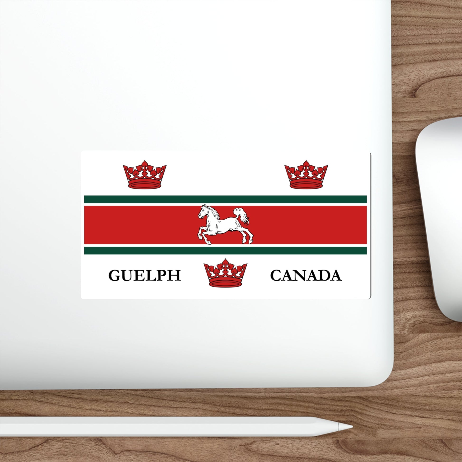 Flag of Guelph Canada STICKER Vinyl Die-Cut Decal-The Sticker Space